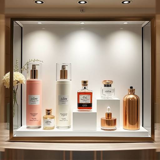 A beautifully styled product display for a commercial shoot
